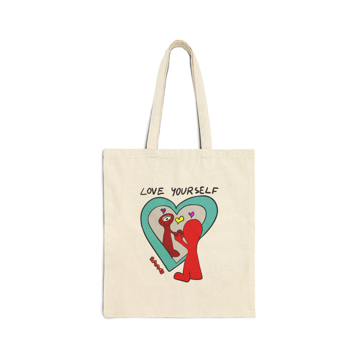 Love Yourself Canvas Totes