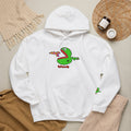 White JimBob Schnerd hoodie laid flat