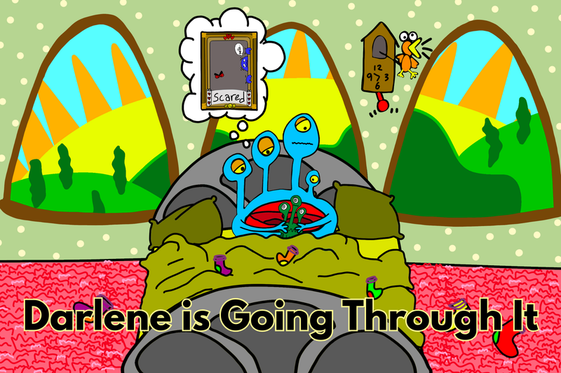 Darlene is Going Through It - Blue Schnerd Book