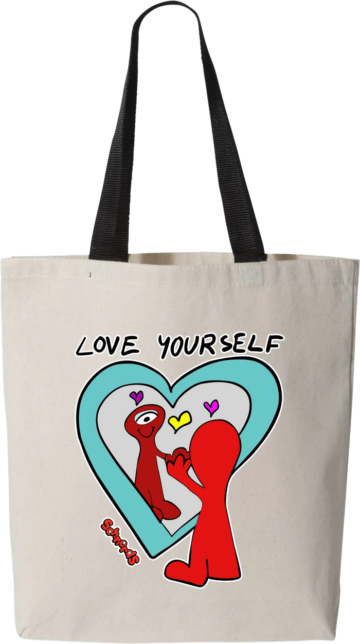 Love Yourself Canvas Totes