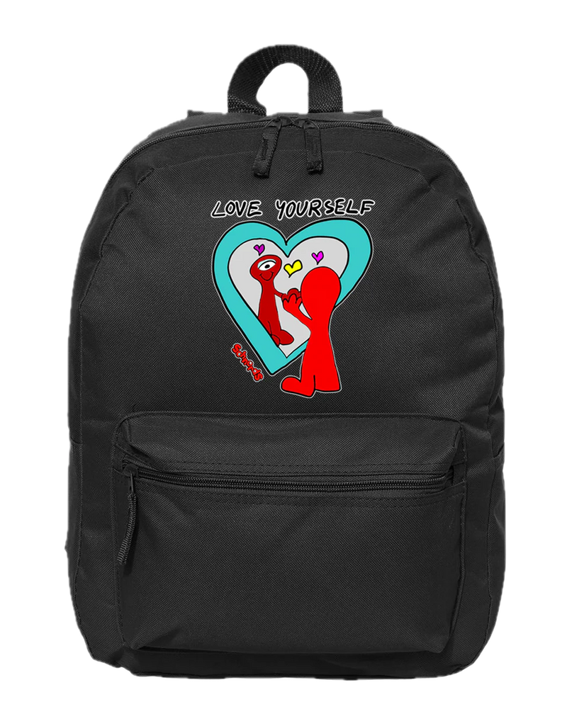 Love Yourself Schnerd Black Backpack