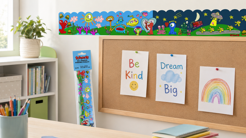 Schnerds Bulletin Board Border Pack - 12 Borders per Pack