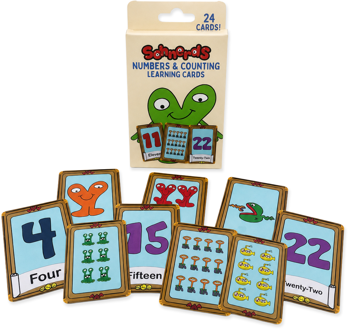 Schnerds Counting Cards Pack - 24 Cards per Pack