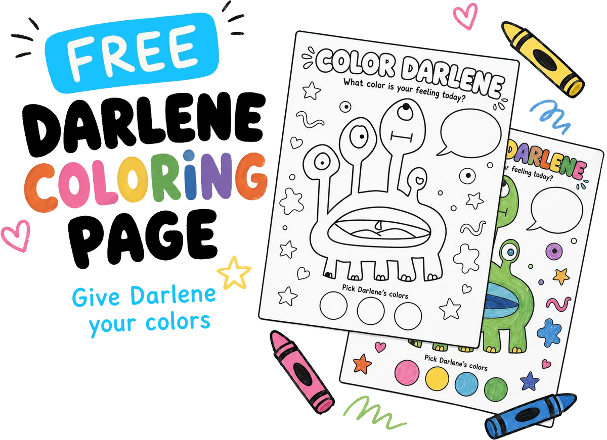 Free Darlene coloring page