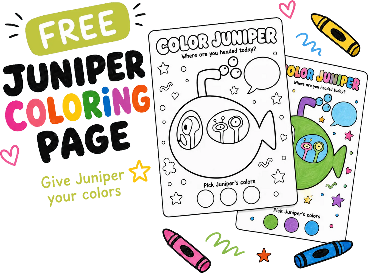 Free Juniper coloring page